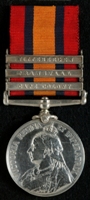 John Henry Jewitt : Queen's South Africa Medal with clasps 'Cape Colony', 'Transvaal', 'Wittebergen'